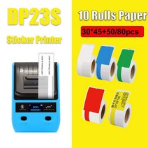 사무용 사무실 무한잉크 복합기 가정용 프린터기 복사기 Detonger dp23s 열 롤, dp23s 7, 영국 플러그