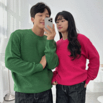 브랜드두 오버핏니트 하찌니트 커플 니트 스웨터