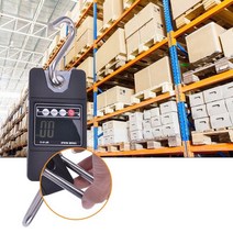 톤백저울 1톤저울 크레인 매달림 저울 디지털 교수형 규모 300 KG / 660 LBS 산업용 크레인 SF-912 블랙 홈, 없음