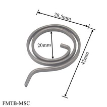 토션스프링 비틀림 스프링 28mm 플랫 와이어 도어 잠금 핸들 코일 문, 02 FMTB-MSA_02 5PCS