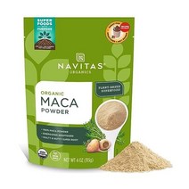나비타스 유기농 마카 파우더 8온스. 봉지 45인분—유기농 저온 건조 글루텐 프리, Powder, 4 Ounce (Pack of 1)