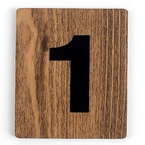 한옥마을 룸넘버 방번호 층수 간판 1, 숫자 1