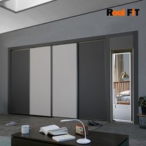 루이핏 스타일러 슬라이딩 맞춤 붙박이장 행거형 300cm