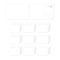 모노라이크 무지엽서, 화이트, 700개