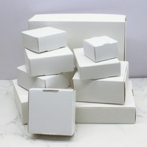 크라프트박스5Pcs 스퀘어 화이트/크래프트/블랙 포장 상자 웨딩 파티 부탁 용품 수제 비누 초콜릿 비행기, 02 white_06 8x6x2.2cm
