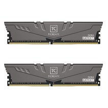 TEAMGROUP TCreate Expert 오버클럭 10L DDR4 32GB 키트(2x16GB) 3600MHz(PC428800) CL18 데스크톱 메모리 모듈 램, DDR4- 3600MHz CL18-22-22-42_Ti