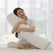 안고자는 롱쿠션 바디필로우 죽부인 인형 냉감 쿨링 시원한 여름 냉감, 화이트