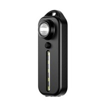 led 빨간색 파란색 어깨 경찰 빛 클립 usb 충전식 손전등 경고 안전 토치 자전거 경고등 조명, 01 W677 Black