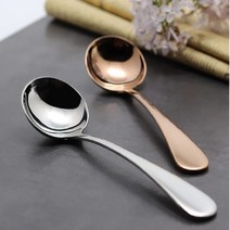 커핑 스푼 요플레 숟가락 디저트 수저 겸용 1P 실버