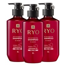 려 자양윤모 9EX 탈모증상 샴푸 힘없는 모발용 400ml 3개, 1.자양윤모 힘없는모발용 샴푸400ml x3