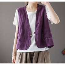 아이엠몽 여성 스티치포켓 베스트