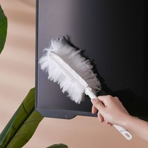 코엔라이프 1+1정전기 먼지털이개 화이트핸들+먼지털이 리필 5P, 화이트핸들+리필5P 1+1