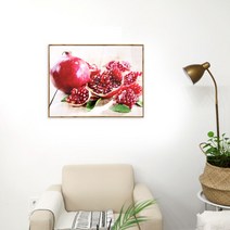 기타 바보사랑[조아트]풍수 인테리어 벽걸이 액자 루비석류[무료배송], 상세 설명 참조