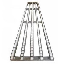 무동력 자바라 컨베이어 벨트 택배 레일 플라 컨베어, 2m 3열 폭 30cm