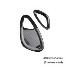 보조미러 자동차 안개 램프 리프트 탱크 커버 도어 볼 핸들 스티커 스마트 Forfour Fortwo 453 아울렛 프레, 18 Side air outlet