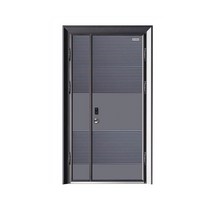 대문제작 현관문 한옥문 전원주택 대문 정 방탄 외부 고급 주거용 외부 보안 주조 도어, 검은색