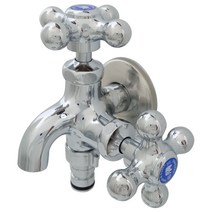 대성금속 양갈래 수도꼭지 2구수도꼭지 베란다 세탁기 수전 국산, 냉수