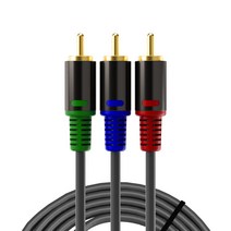디옵텍 CVC-N40850-A 고급형 메탈 금도금 3RCA 컴포넌트 케이블 5m