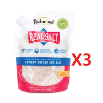 레드몬드 천일염 소금 리얼 솔트 코셔 씨솔트 454g 3개
