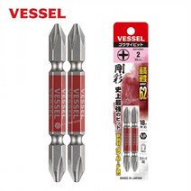베셀 양두비트 GS142065 (+2X65mm) 2개입 1판 양용비트 (다이하드강) 고사이비트 십자 드릴비트 드라이버비트