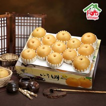 [푸드빌리지] 과즙이 펑펑 시원한맛 가득찬 배 나주배 가정용 15Kg, 1박스, 7.5kg 가정용 15과내