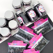 검정고무밴드 머리고무줄 대용량헤어끈