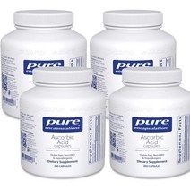 Pure Encapsulations 퓨어 인캡슐레이션 비타민c 250 정 Ascorbic Acid Vitamin C 250 Capsules, 4개