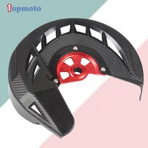 후면 리어 혼다 오토바이 프론트 브레이크 로터 가드 커버 보호대 CR125 2004-2007 오프로드, 01 Black