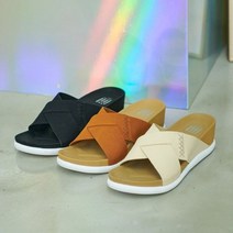 여성 엑스밴드 키높이 슬리퍼