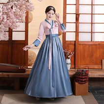 한국어 스타일 댄스 의상 여성 연습 스커트 성능 드레스 전통 한복 Yanbian 소수 민족 의류
