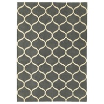 이케아 STOCKHOLM 2017 스톡홀름 평직러그 - 핸드메이드/그물 패턴 그레이 170x240 cm