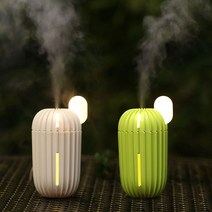 미니 선인장 사무실 USB 가습기, 화이트