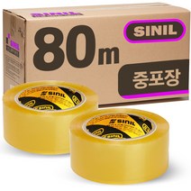 신일 중포장 투명 OPP 박스테이프 80m 40개
