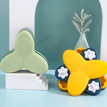 알디펫 강아지 회전 장난감 노즈워크 윈드밀 4단 노즈워크, 옐로우