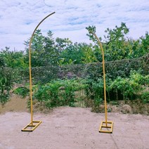 인공 꽃 식물 등나무 스탠드 환영 풍선 아치 웨딩 소품 금속 배경 세례식 무대 장식 2 개