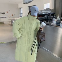 동중 롱패딩 빵빵 무릎팍팍녀