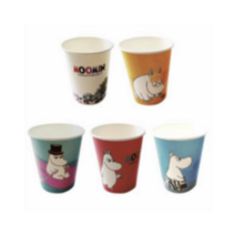 무민 5종 컬러 종이컵 9oz 5종 x 10p, 8개, 10개입