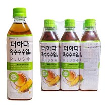 롯데 더하다 옥수수수염차 500ml 24개입, 24, 500