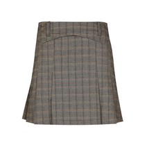 [팬텀] SH05 가을 여성 체크 주름 스커트 여성 체크 주름 큐롯 스커트 221B3PC466