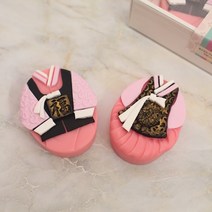 샤이닝데이 수제한복비누 남여한쌍 선물 답례품 100+2, 레드한복비누남여한쌍, 100g, 2개