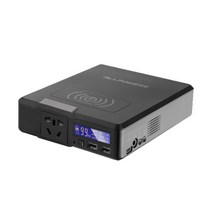 프리미엄 캠핑배터리 휴대용 호환 캠핑용발전기, 41600mAh, 200W-60W 태양광-충전기 포함