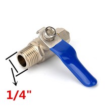 가정용 주방용 정수기 수도꼭지 볼 밸브 피팅 6.35mm OD 호스 1/4 수나사, 한개옵션0
