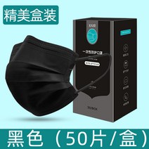 일회용 3중 필터 덴탈마스크 멜트블로운 3중 필터 비염마스크 Feng Li, 블랙 100개 멜트블로운 3중 필터개