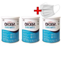 일동후디스 하이뮨 프로틴 밸런스 3캔 (296g*3캔)+스푼+1회용 마스크, 296g