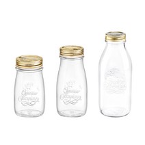 보르미올리 콰드로 밀폐용기 보뜰레 3종, 1개, 200ml