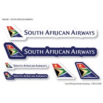 STEA 세계 항공사 로고 스티커SET 스티커, 24 SOUTH AFRICAN AIRWAYS