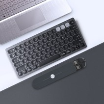 모니터 거치대 암 듀얼 노트북 브라켓 (사진 무료 청소 브러시) HP HP 강화 합금, 오피스 슈트 딥 블랙 + 무선 키