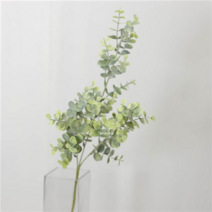 유칼립투스 조화 블랙잭 가지 실크플라워 조화식물 꽃장식 도매, 그린