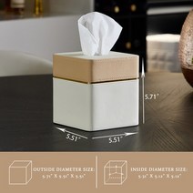 티슈케이스 각 휴지케이스새로운 가죽 거실 호텔 사무실 자동차 종이 케이스 사각형 보관 가방 정리 상자, 06 Sqaure 02