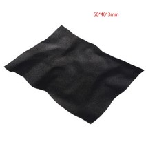 500x400x3/5mm DIY 컴퓨터 먼지 필터 메쉬 PC 케이스 팬 냉각기 더스트 스폰지 스폰지 60ppi 블랙, 블랙 50 + 40 + 3mm